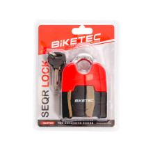 Biketec seqr замок на ключ (комлект із 3 ключів). розмір: 72 мм, скоба 13 мм.