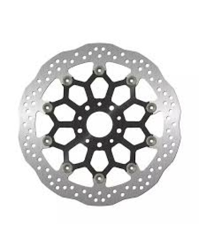 Ng тормозной диск перед ktm duke 790 abs/790l a2 abs '18-'22 (320x52x5mm) oversize с адаптерами к зажимам (5 отверстий) плавающая