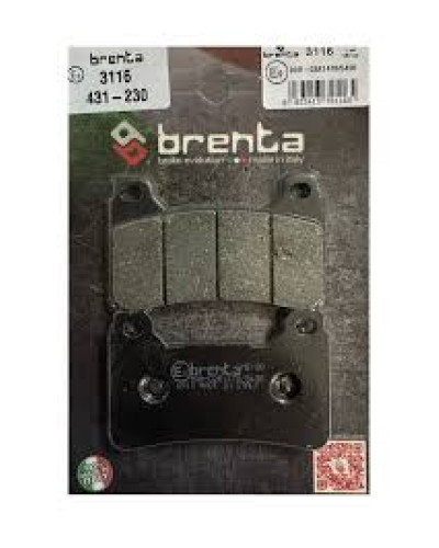 Brenta гальмівні колодки kh390  honda cb/cbr/vfr перед