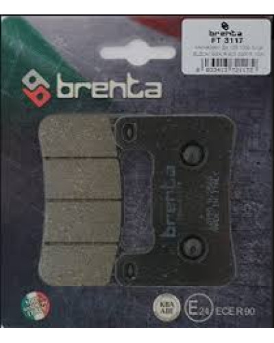 Brenta гальмівні колодки kh379 suzuki gsxr/vzr/m1800, kawasaki zx10/z1000, перед (ft 3117)