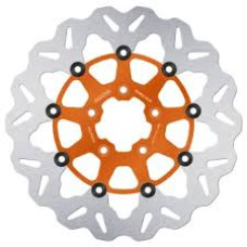 Galfer гальмівний диск перед harley-davidson (292x56x5) (wave) плаваюча колір помаранчевий 