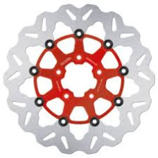 Galfer гальмівний диск перед harley-davidson (292x56x5) (wave) плаваюча колір червоний 