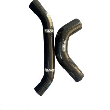 Fm-parts: силіконові радіаторні шланги для ktm exc 250/300 tpi ’24, husqvarna te/tei 250/300 tpi ’24, gasgas ec 250/300 tpi ’24 — колір чорний