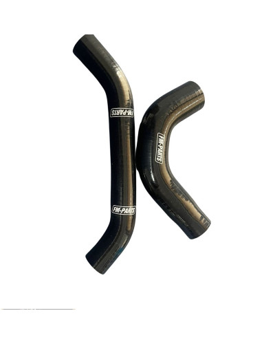 Fm-parts: силіконові радіаторні шланги для ktm exc 250/300 tpi ’24, husqvarna te/tei 250/300 tpi ’24, gasgas ec 250/300 tpi ’24 — колір чорний