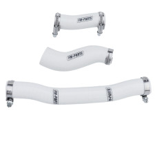 Fm-parts силиконовые шланги радиатора для ktm exc 250/300 tpi 20-23, husqvarna te/tei 250/300 tpi 20-23, gasgas ec 250/300 tpi 20-23, белый цвет