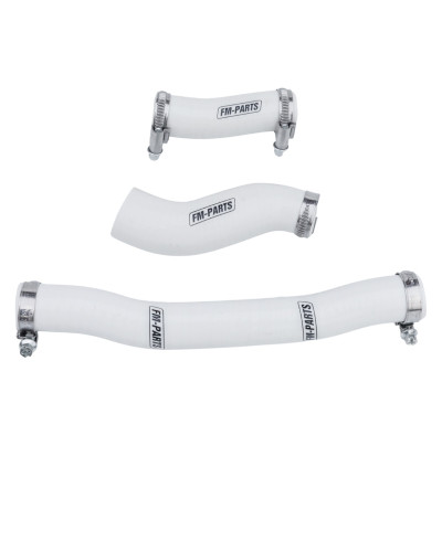 Fm-parts силиконовые шланги радиатора для ktm exc 250/300 tpi 20-23, husqvarna te/tei 250/300 tpi 20-23, gasgas ec 250/300 tpi 20-23, белый цвет