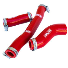 Fm-parts силіконові шланги радіатора для ktm exc 250/300 tpi '20–'23, husqvarna te/tei 250/300 tpi '20–'23, gasgas ec 250/300 tpi '20–'23 — червоні