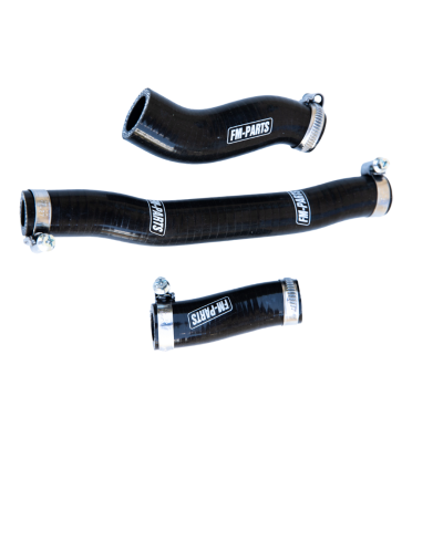 Fm-parts силиконовые шланги радиатора для ktm exc 250/300 tpi 20-23, husqvarna te/tei 250/300 tpi 20-23, gasgas ec 250/300 tpi 20-23, цвет черный