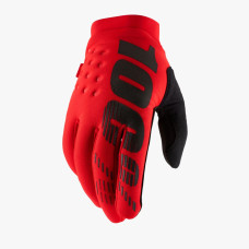 100% рукавиці cross/enduro brisker gloves red колір червоний/чорний розмір xl
