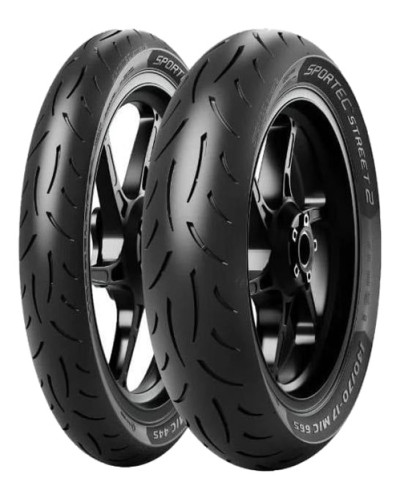 Metzeler шина 100/80-14 sportec street 2 48s tl m/c перед/зад dot 25/2024