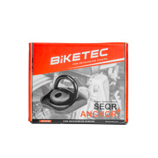 Biketec seqr защитный крепеж (якорь) 135×116 мм, 3 ключа, скоба 14 мм (анкерные болты в комплекте)