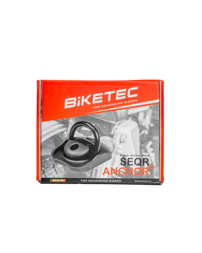 Biketec seqr защитный крепеж (якорь) 135×116 мм, 3 ключа, скоба 14 мм (анкерные болты в комплекте)