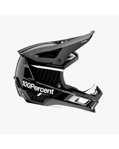 100%  mtb велосипедний шолом aircraft 2 composite black/white колір чорний/білий розмір xl (61-64 cm)