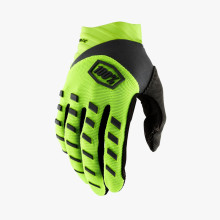 100% рукавиці cross/enduro airmatic fluo yellow/black колір жовтий fluo/чорний розмір s