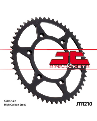 Jt задняя звезда 289 39 honda cr/crf '83-'24 (28939jt) (цепь 520)