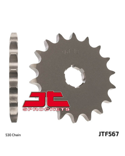 Jt передня зірка 567 16 yamaha xs 400 '79-'82 (56716jt) (ланцюг 530)