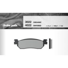Brenta тормозные колодки kh275 yamaha/mbk/italjet, перед+зад