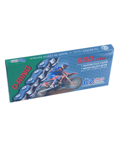 Cz цепь приводная 520 rdo (110 звено) o-ring do 450 ccm (33,8 kn) (с отверстиями для выброса грязи)