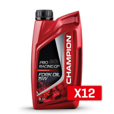 Champion масло для телескопов / амортизаторов / подвески proracing gp fork oil 15w 1l(синтетическое) (akc)