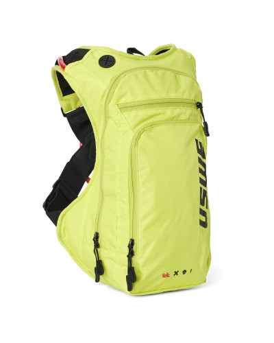 Uswe camel bag outlander 9 crazy yellow, цвет желтый флуо, для мото/велосипеда, объем жидкости 3л (рюкзак 9л).