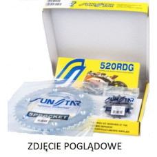 Sunstar комплект приводной yamaha xj 600 91-98 стандарт (16/48/110) (do 750cc) (sun37016/sun1-3541-48/ss520rdg-110n)