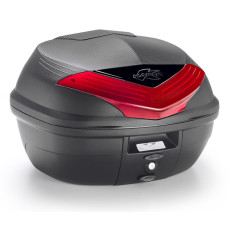 Kappa центральный кофр 35 л monolock k355n2 с красными отражателями (включает пластину)