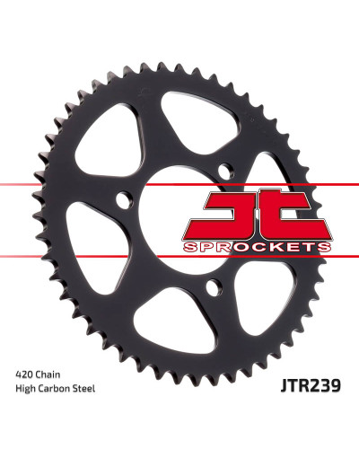 Jt задняя звезда 239 48 honda mtx 80r '83-'86 (+6), mbx 50 (23948jt) (цепь 420)