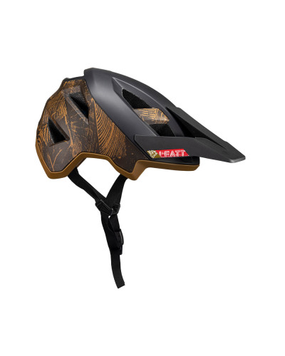 Leatt велосипедный шлем mtb allmtn 3.0 v24 helmet timber цвет черный/коричневый размер l (59-63 cm)