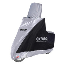 Oxford aquatex scooter highscreen — водонепроникний чохол для скутера з високим вітровим склом. колір: сірий/чорний. розмір: універсальний.