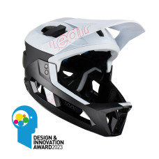 Leatt велосипедний шолом mtb enduro 3.0  v23 white білий колір/чорний розмір s (51-55 cm)