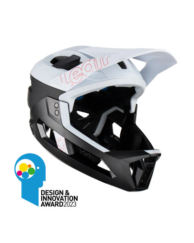 Leatt велосипедний шолом mtb enduro 3.0  v23 white білий колір/чорний розмір s (51-55 cm)
