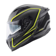 Kappa шолом kv52 kronos integralny  титановий колір чорний жовтий fluo mat carbon look розмір 61 / xl 