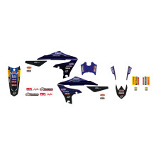 Blackbird комплект наклейок yamaha yz 250f '19-'23, yz 450f '18-'22 replica yamaha factory racing 22