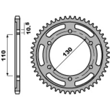 Pbr задня зірка 241 39 c45 yamaha xjr 1300 04-06, gpz/gpx 600r (jtr479.39) (ланцюг 530)