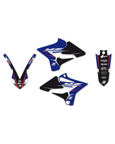 Blackbird комплект наклейок yamaha yz 125/250 '22-'24 dream 4 колір синій чорний