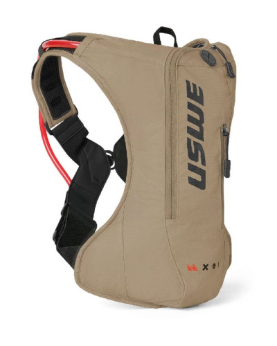 Uswe camel bag outlander 4 sand, колір жовтий, для мото/велосипеда, об’єм рідини 3 л (рюкзак 4 л + 3 л рідини).