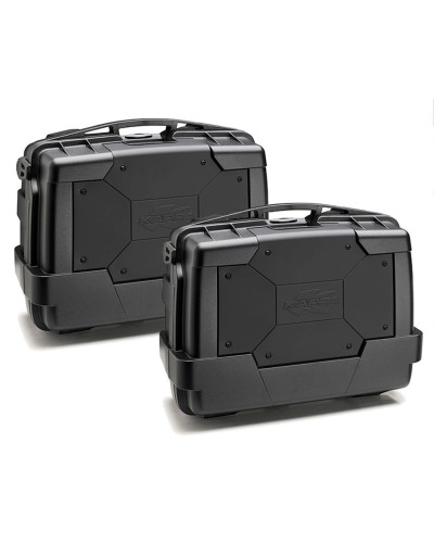 Kappa боковой кофр 33 л monokey kgr33n garda black line lite (пара – 2 шт.) + дополнительный замок