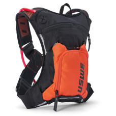 Uswe camel bag hydro 3 factory orange, цвет черный/оранжевый, для мото/велосипеда, емкость для жидкости 2 л (рюкзак 3 л + 2 л жидкости)