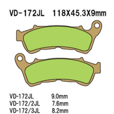 Vesrah тормозные колодки kh388 (золотые) (made in japan)