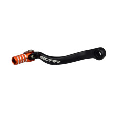 Scar racing рычаг переключения передач для ktm sxf (sx f) 250/450 11–25, sx 125/250 17–23, exc 125/150/250/300 tpi 17–23. цвет: черный/оранжевый