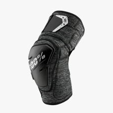 100%  mtb наколінники, захист для колін fortis колір чорний/сірий розмір s/m