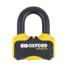 Oxford. противокражный замок для противодавочного диска nemesis, диаметр 16 мм, флуоресцентно-желтый.