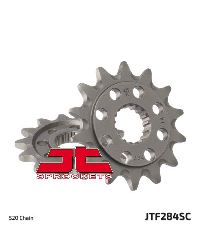 Jt передняя звезда 342 13 honda cr 250 '88-'07, crf 450 '02-'25, crf 250r '22-'25, trx 450/700 (34213jt) (цепь 520)