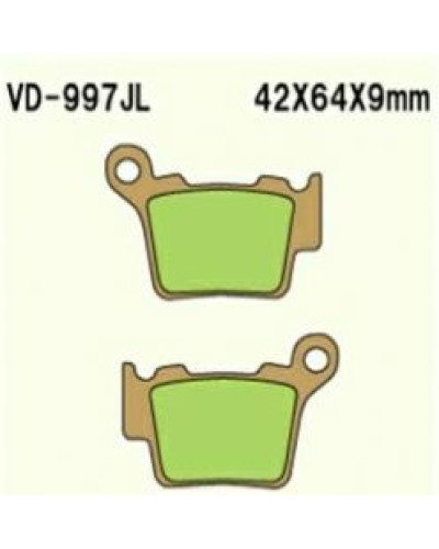 Vesrah тормозные колодки kh368 (золотые) (made in japan)