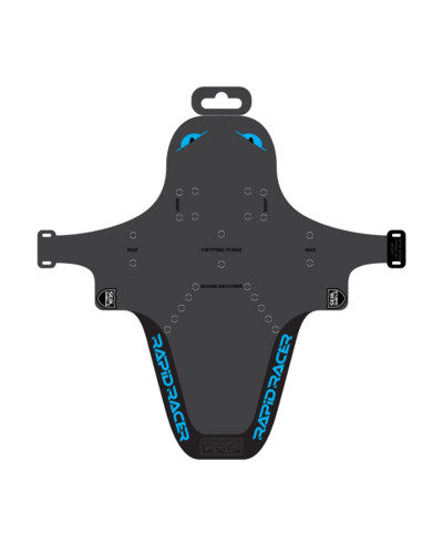 Rapid  racer product rrp велосипедний бризковик enduroguard large (великий) колір чорний/синій