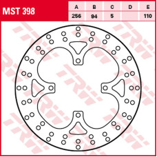 Trw zf гальмівний диск зад honda vfr 750f '90-'97, vfr 800 '02-'09 (256x94x5mm)