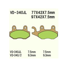 Vesrah тормозные колодки kh135/kh214 (золотые) (made in japan)