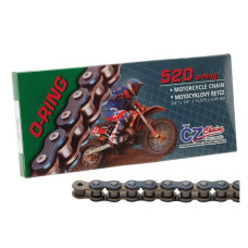 Cz цепь приводная 520 orm (98 звено) o-ring do 450 ccm (34,0 kn) + застежка