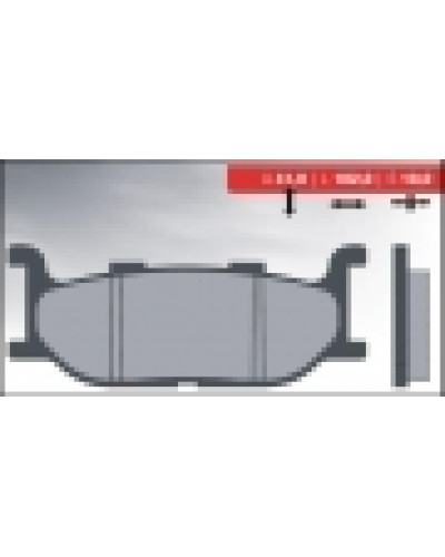 Brenta тормозные колодки kh179 (золотые) (ft 4057)