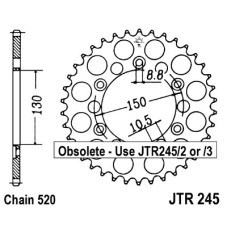 Jt задняя звезда 270 52 hoda xl /xr(27052jt) (цепь 520)
